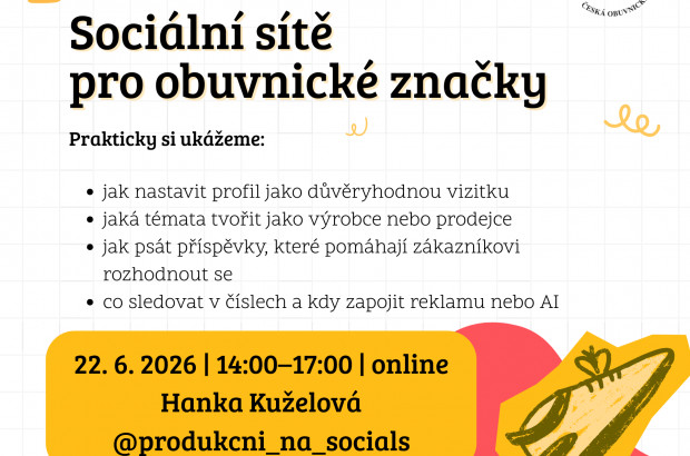 Sociální sítě pro obuvnické značky