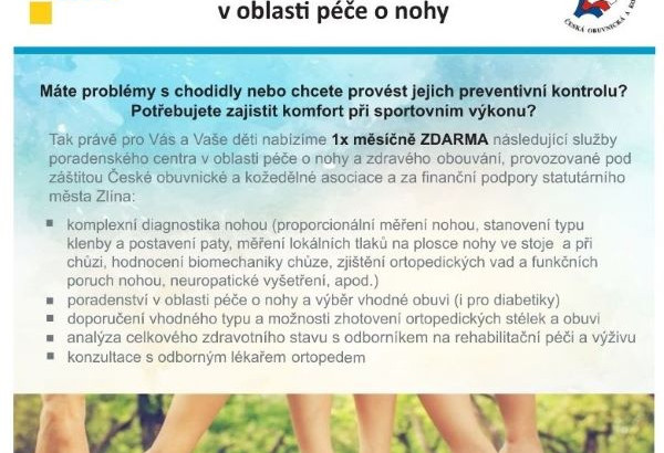 Poradna v oblasti péče o nohy